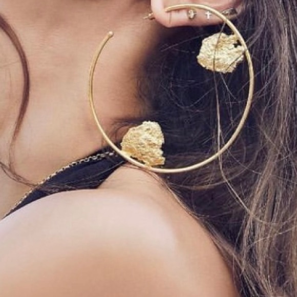 Mismatched hoops with Gold detail - Picture 3 of 6
